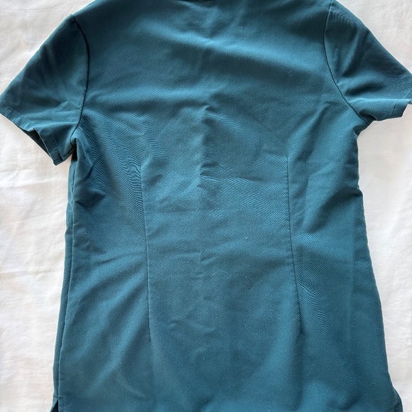 FIGS XXS Catarina Top/XS Yola Skinny Scrub Pants Caribbean Blue - Picture 5 of 10